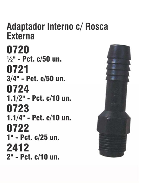 Adaptador Interno c/ Rosca Externa