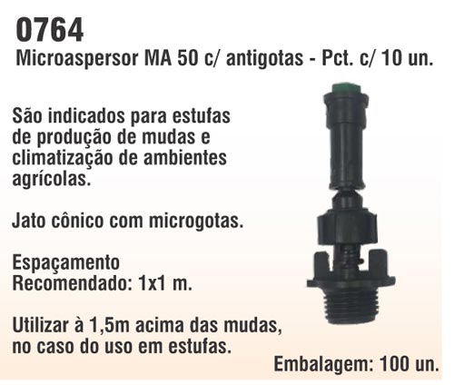 Microaspersor MA 50 c/ antigotas